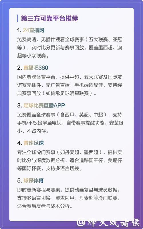 盘点各大世界杯直播平台及其特色